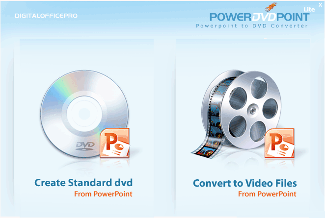 Create Standard dvd