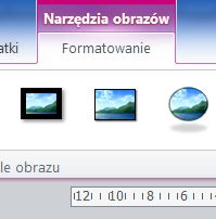 Narzędzia obrazów - formatowanie Narzędzia obrazów - formatowanie